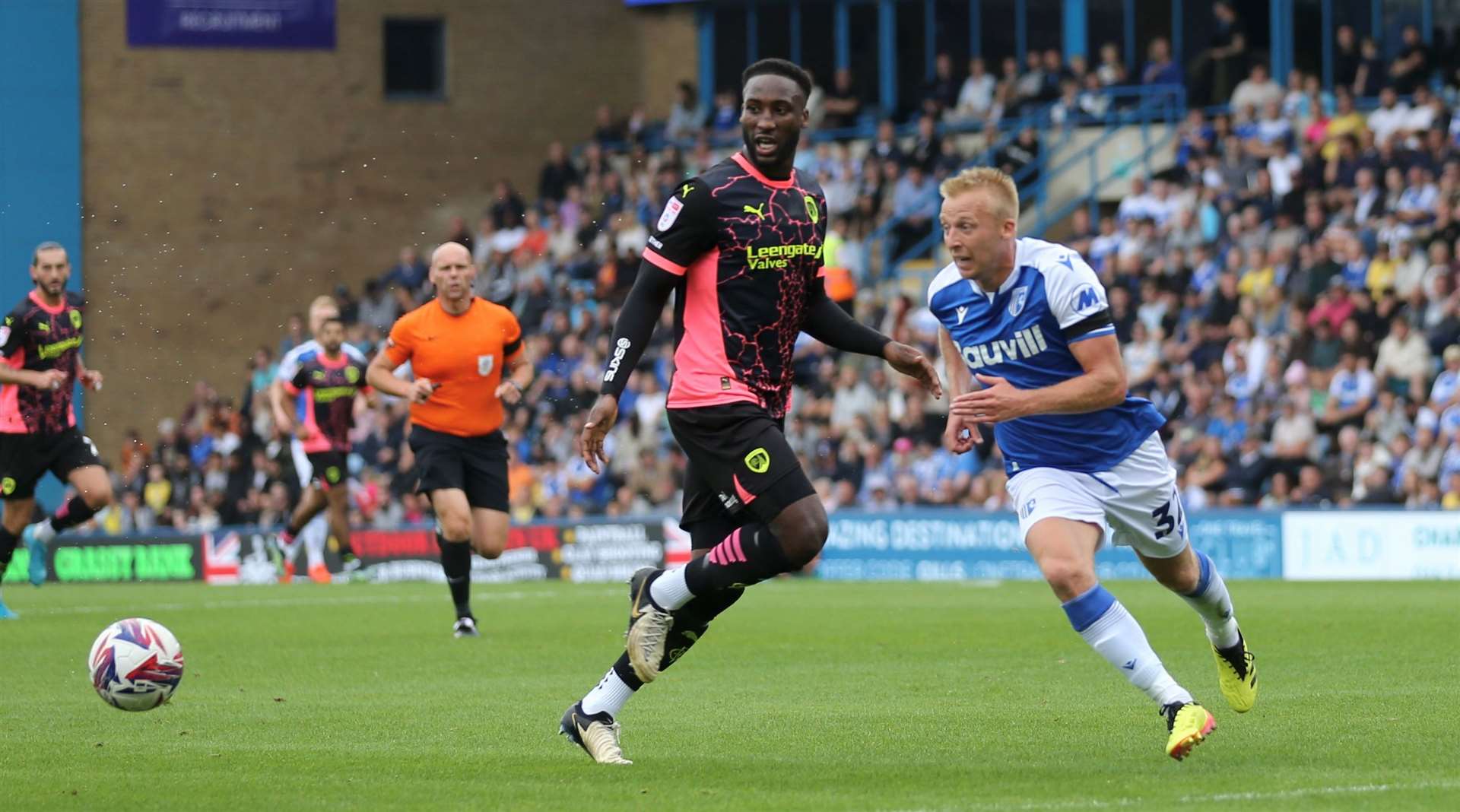 George Lapslie made his first start for Gillingham under Mark Bonner Picture: @Julian_KPI