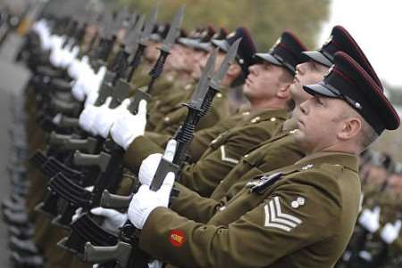 A DECISION to confirm whether to give the Royal Engineers the Freedom of Medway will be voted on this week. Picture: MATTHEW READING