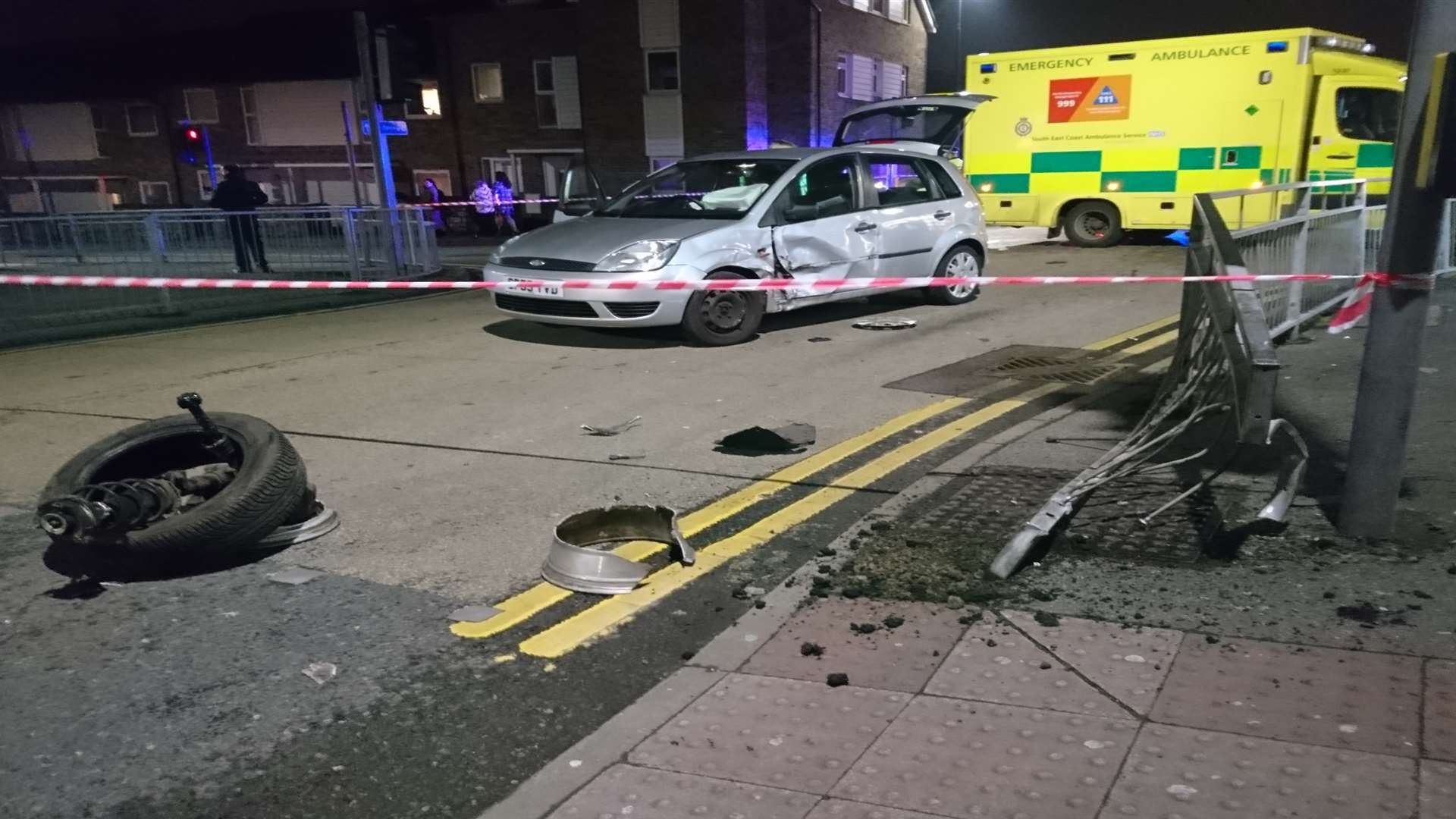 Crash In Wheeler Street Maidstone 