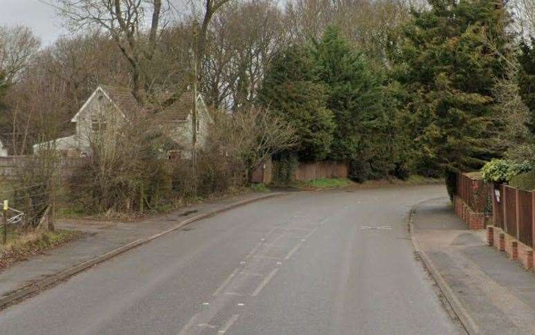 Police and paramedics were called to the A227 South Street in Meopham after a crash involving a bus. Picture: Google