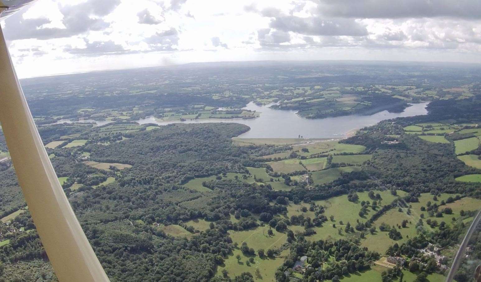 Above Bewl Water near Tunbridge Wells