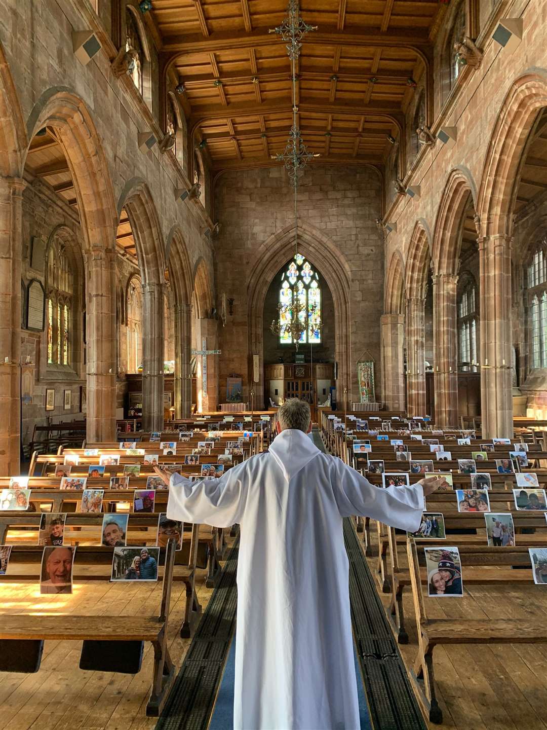 ‘Prayers for our community’ by The Revd Tim Hayward (Tim Hayward/National Portrait Gallery/PA)