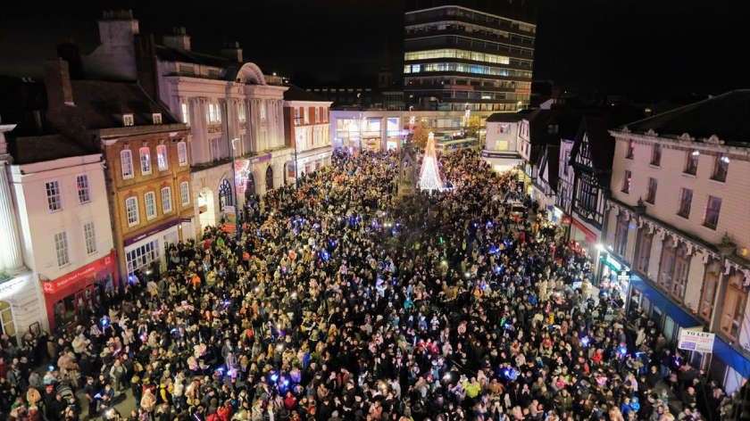 Maidstone Christmas light switch on last year (60730910)