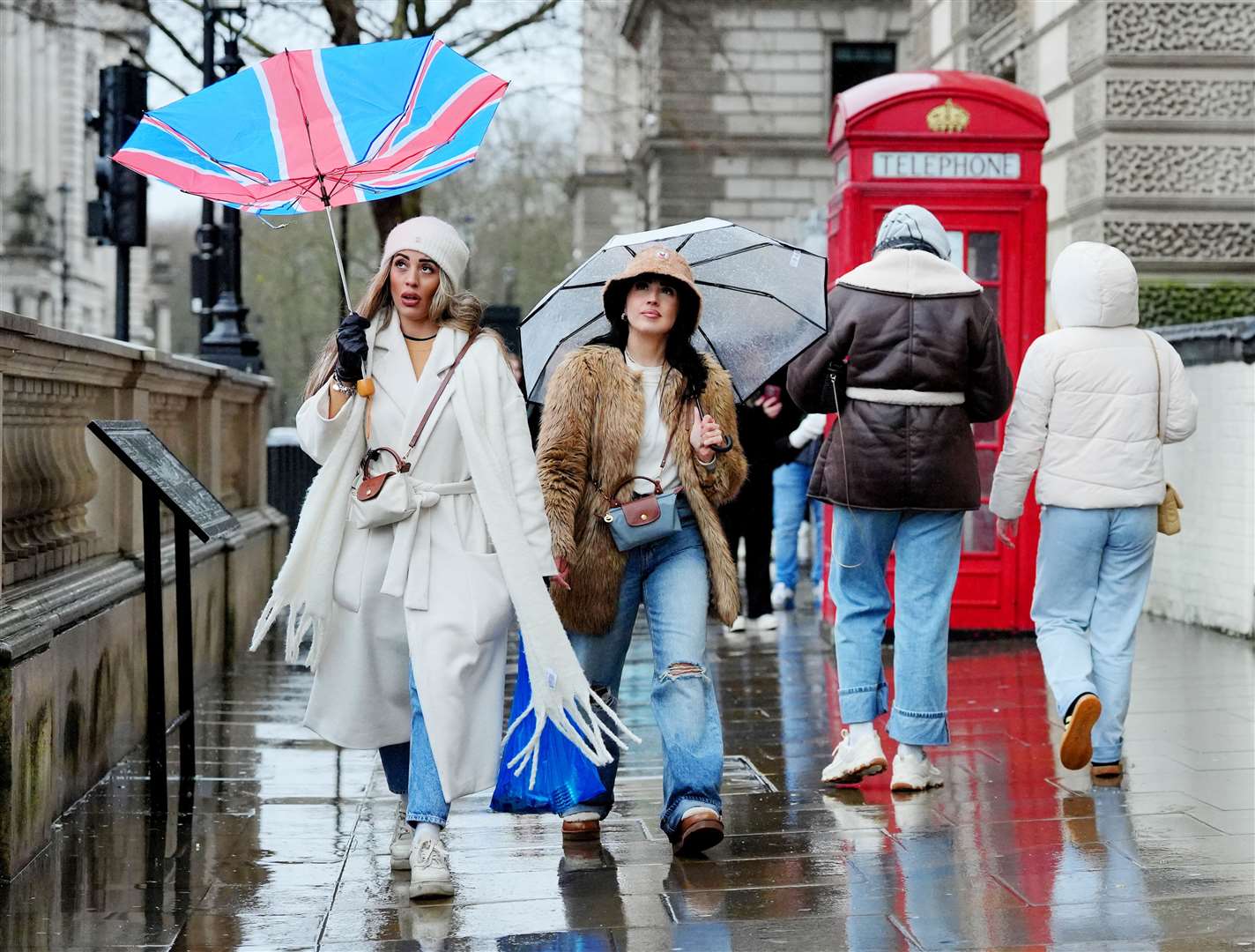 Heavy rain will fall on already saturated ground across southern England (Jonathan Brady/PA)