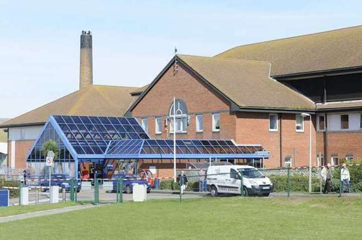 QEQM Hospital in Margate is one of three run by East Kent Hospitals Trust