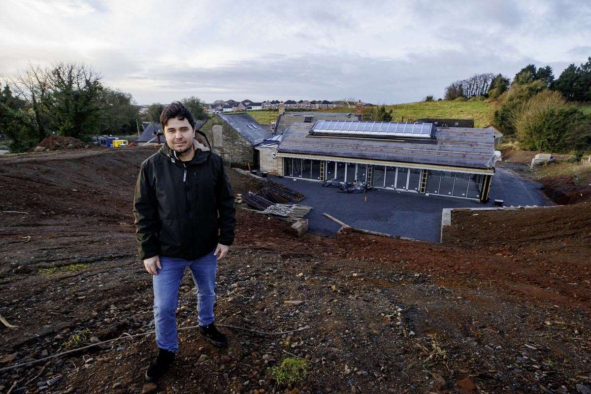 Carlos Capparelli hopes the building will open to the public in the summer of 2025 (Liam McBurney/PA)