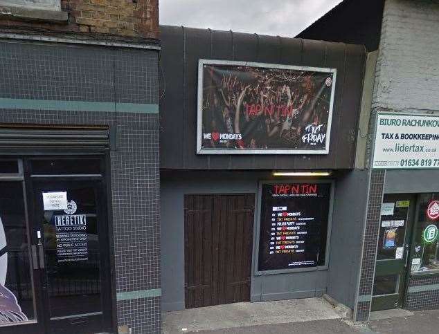 The nightclub in Railway Street, Chatham. Photo: Google