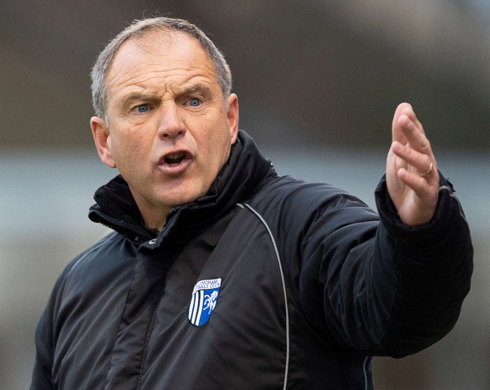 Gills boss Steve Lovell gets his point across Picture: Ady Kerry