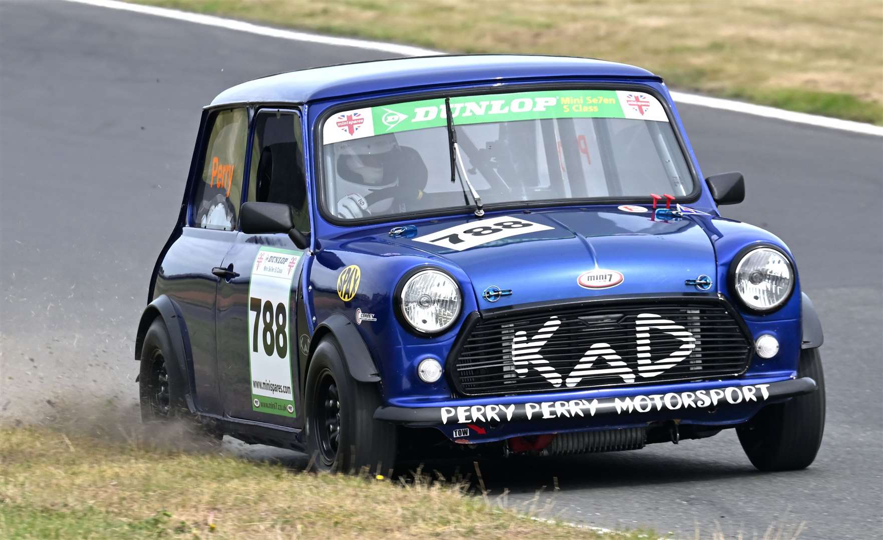 Rob Perry, from Maidstone, finished 14th and 15th in the S class of the Mini Se7en races. Picture: Simon Hildrew