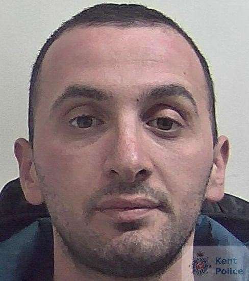 Justin Kola has been jailed. Picture: Kent Police