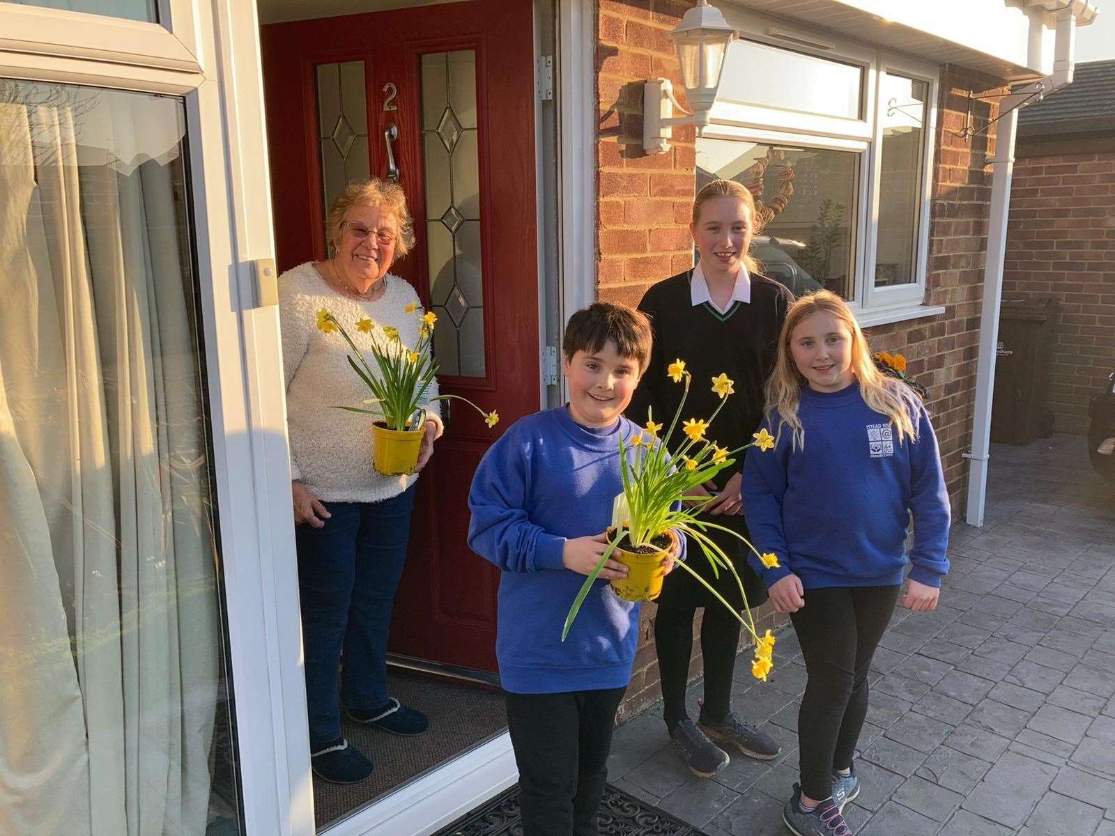 The gifts were brought by children from Kiddiecare Kindergarten, Istead Rise Primary School, and Duke of Edinburgh Street Champions. Picture: Cllr Dakota Dibben and Harriet Howes