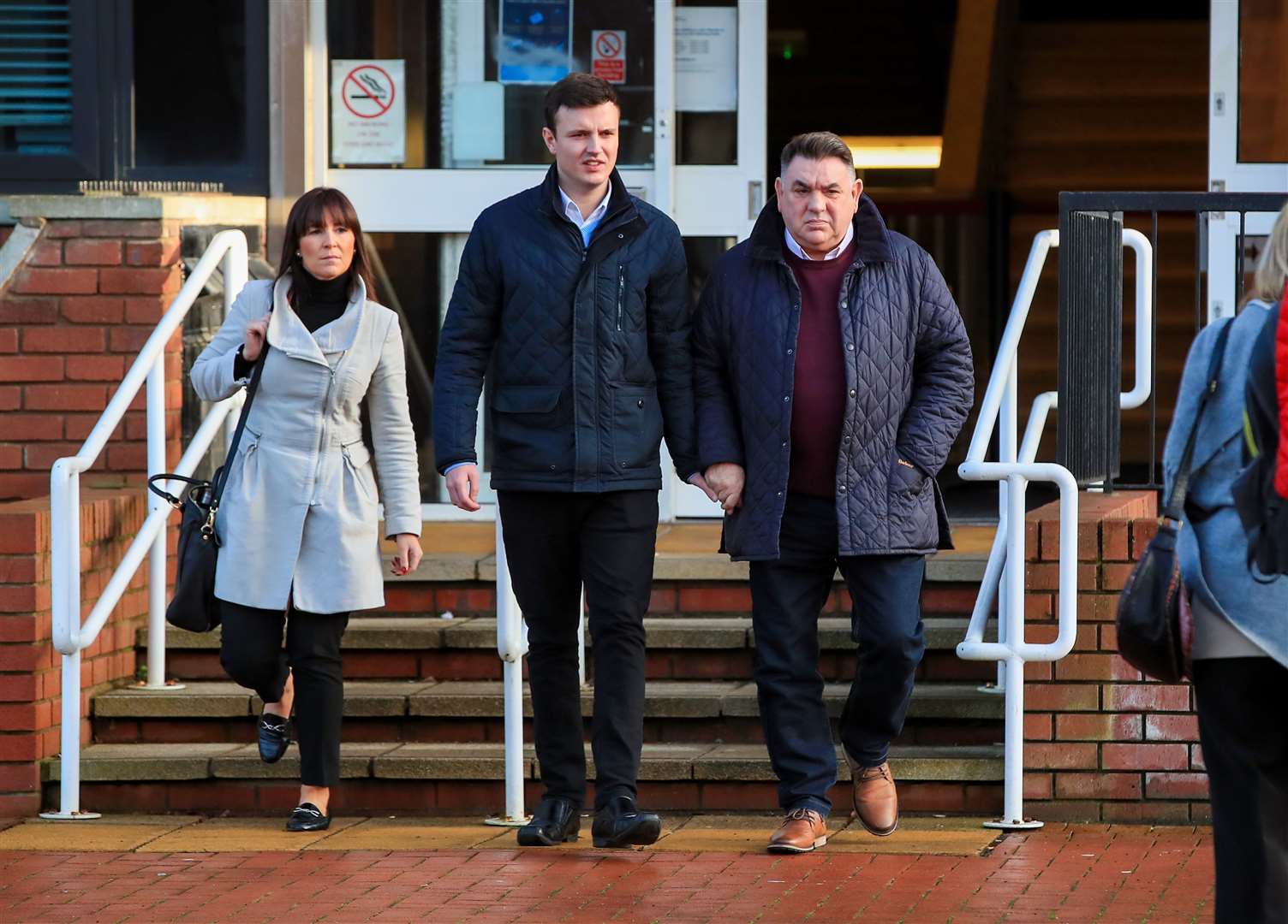 Alex Rodda’s family (Peter Byrne/PA)