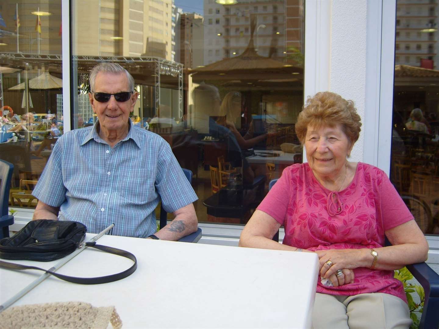 Charlie Pallett and his wife Madge