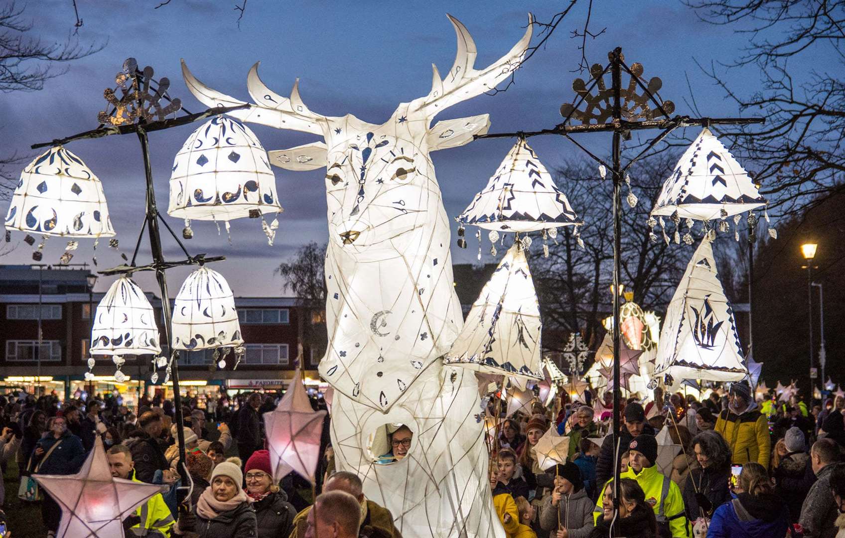 First Dover Winter Light Up event with lantern parade by Future Foundry