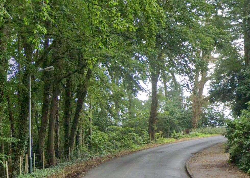 A man reportedly exposed himself to a woman in Hungershall Park, Tunbridge Wells, between Cabbage Stalk Lane and The Pantiles Car Park on Eridge Road. Picture: Google