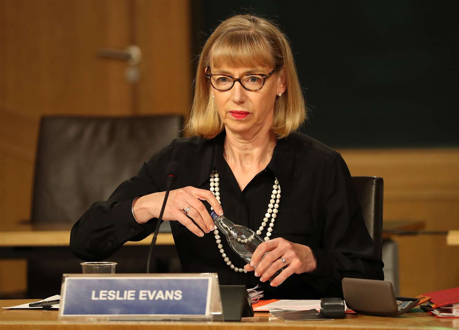 Ms Evans said she was concerned the Edinburgh Airport allegations ‘could become a story’ (Andrew Milligan/PA)