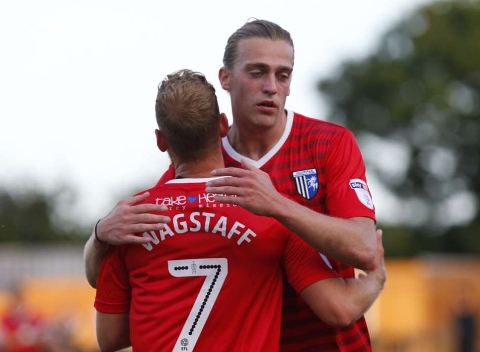 Gillingham striker Tom Eaves Picture: Andy Jones