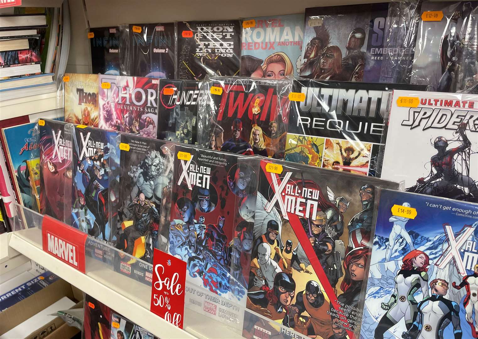 Batman and X-Men comics have always been their bestsellers