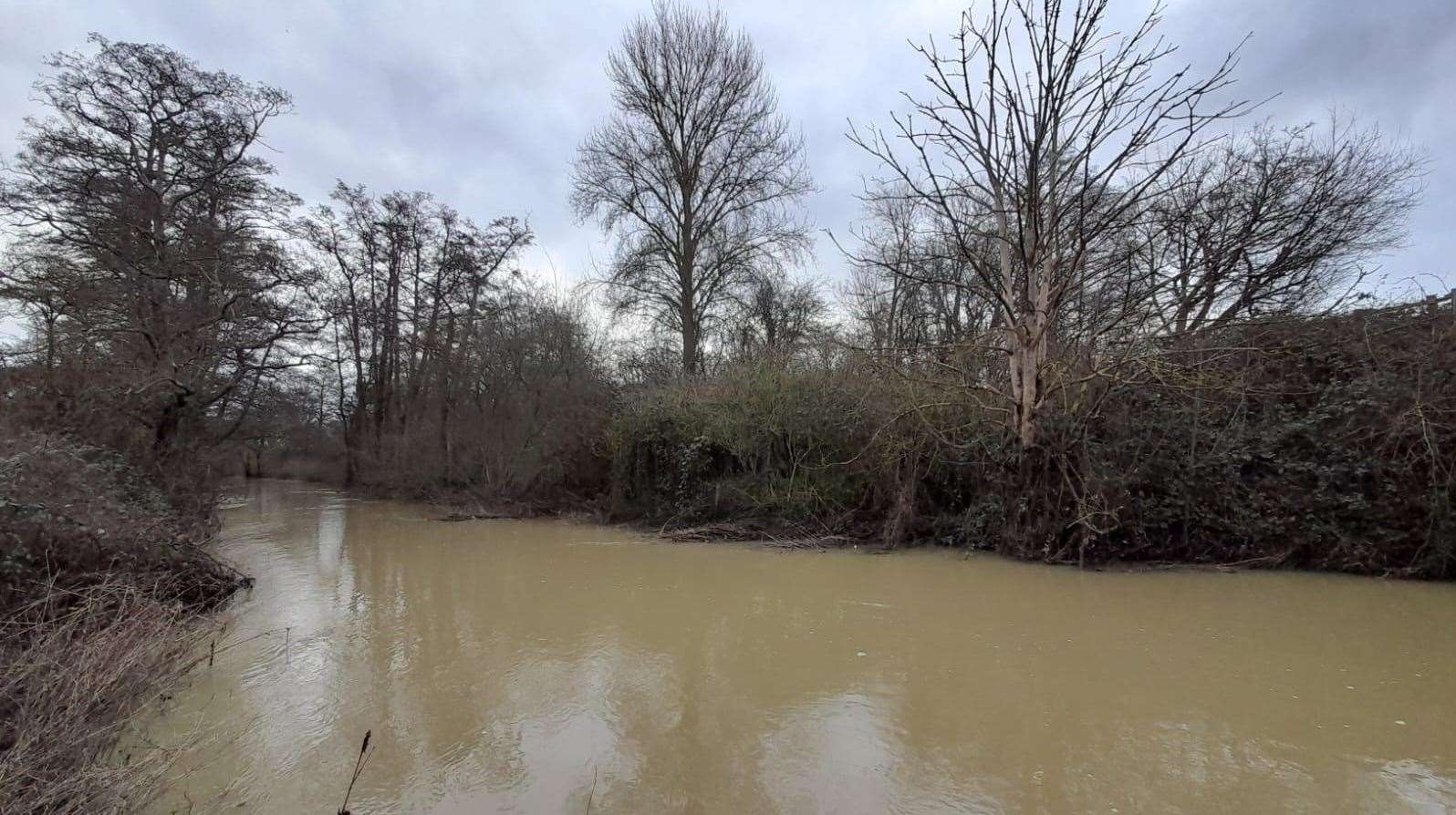 The River Stour in Ashford.