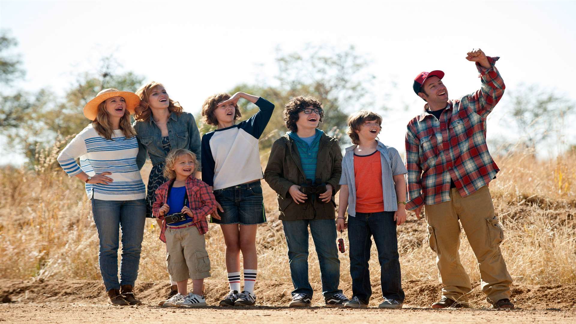 Blended, with Adam Sandler as Jim, Annabella Thorne as Hilary and Drew Barrymore as Lauren. Picture: PA Photo/Warner Brothers