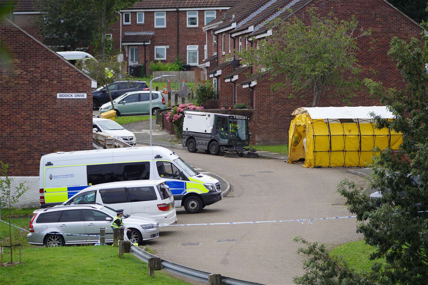 Jake Davison’s shooting spree began in Biddick Drive (Andrew Matthews/PA)