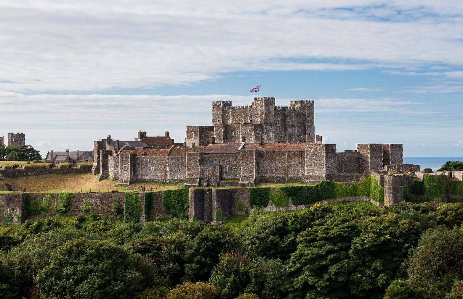 A person was airlifted to hospital after a fall from height at Dover Castle. Picture: English Heritage