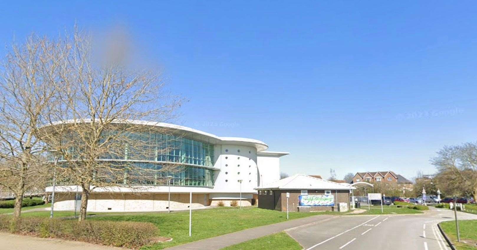 A father says his son may need surgery after suffering an attack outside the Stour Centre in Ashford. Picture: Google