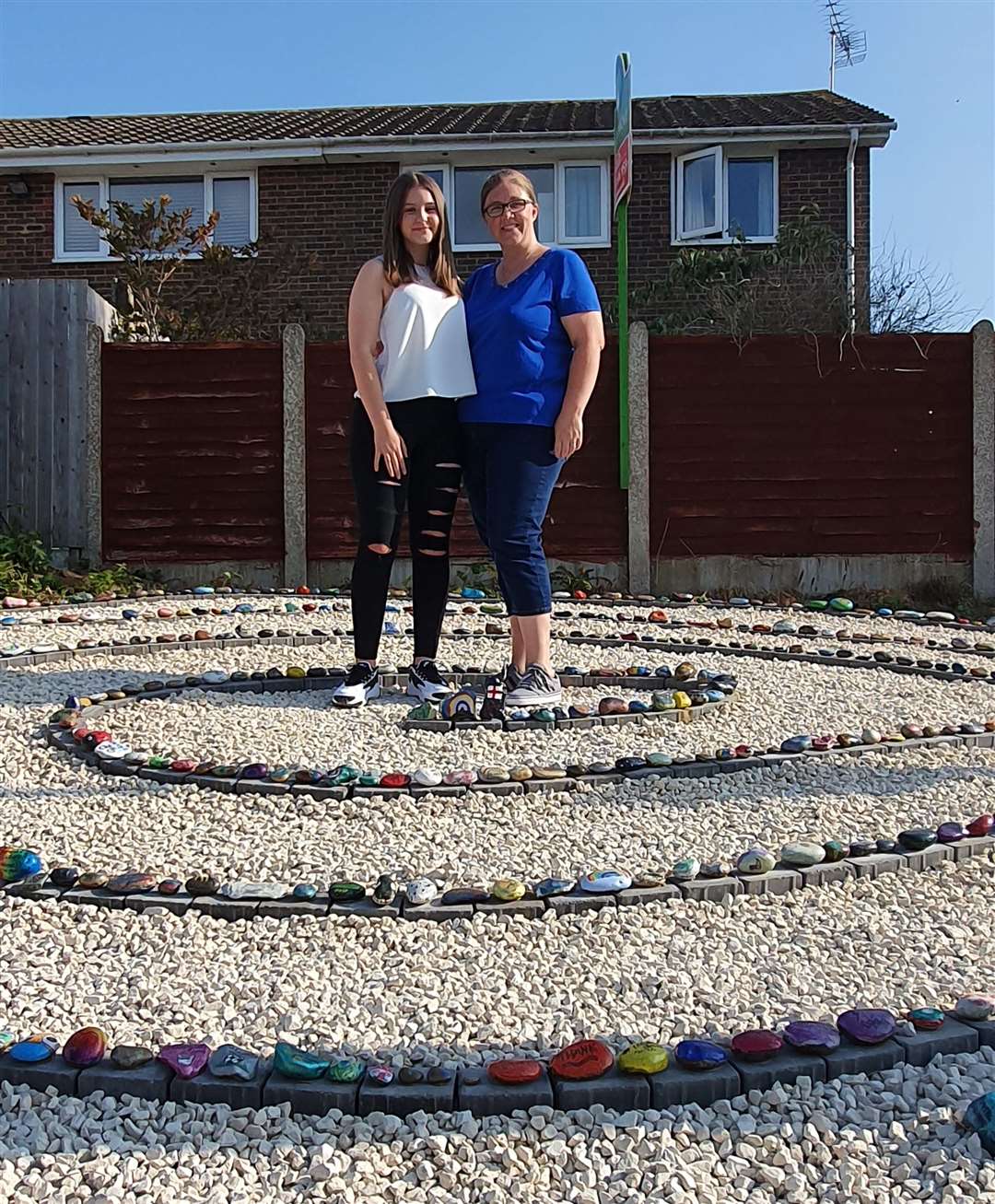 Aimee Skinner with her daughter Hannah Crawley (Aimee Skinner/PA)