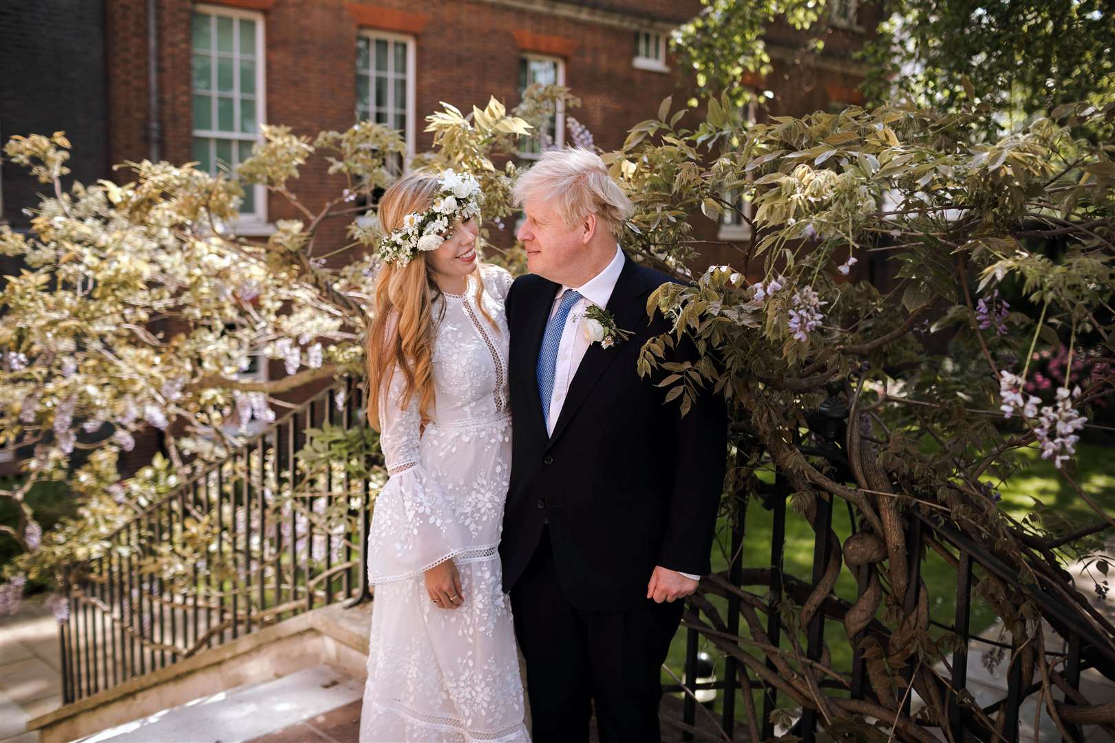 Prime Minister Boris Johnson and Carrie Johnson tied the knot in May (Rebecca Fulton/PA)