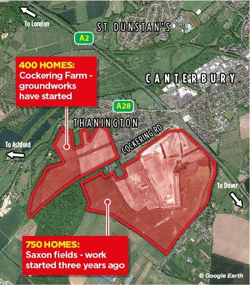 'Heartbreak' as work starts on 400-home Canterbury housing development ...