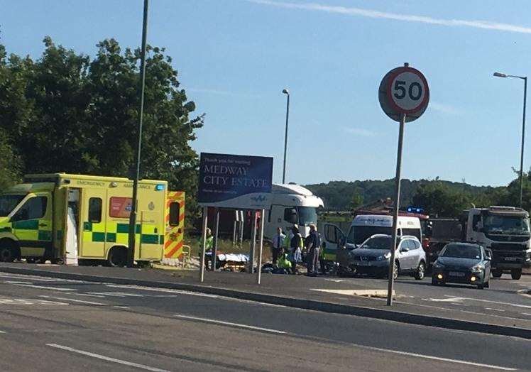 The crash at Medway City Estate