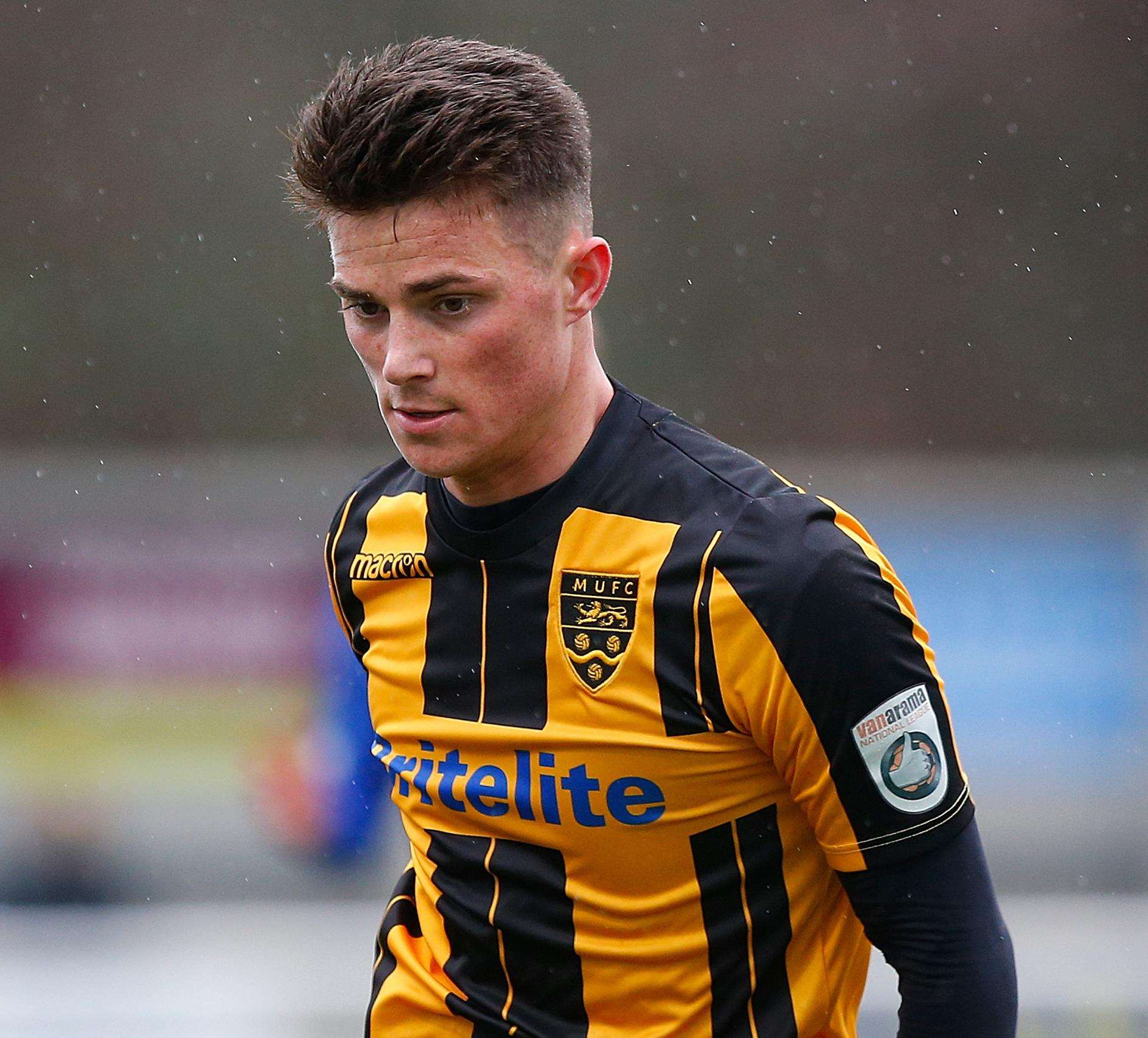 Maidstone United midfielder Jack Paxman Picture: Andy Jones