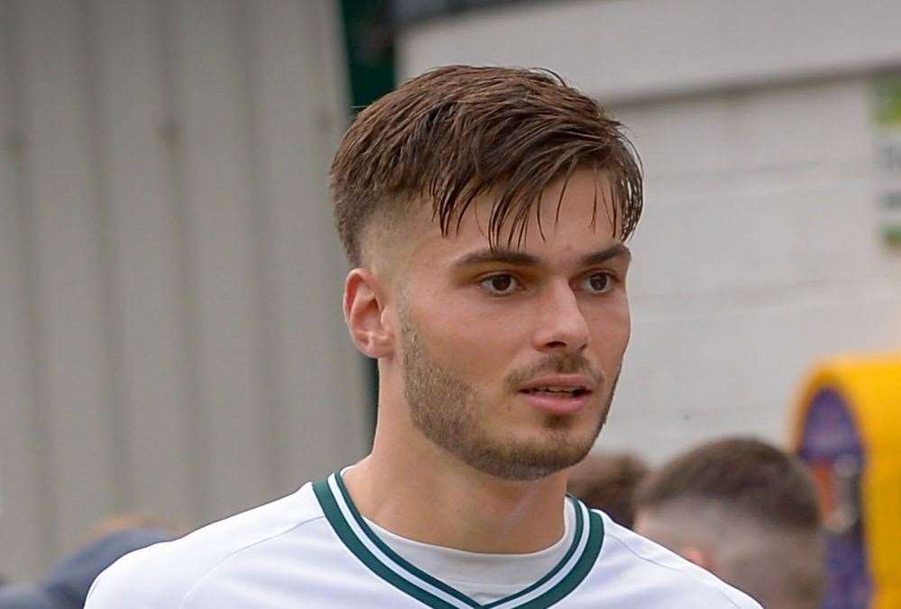 George Nikaj - equalised for Dover. Picture: Stuart Watson