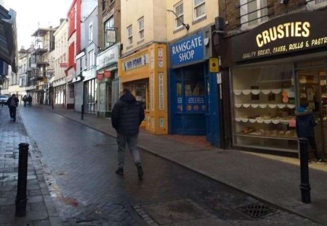 Example of 'high levels of poorly detailed signage' in Ramsgate highlighted by heritage experts. Picture: Thanet District Council