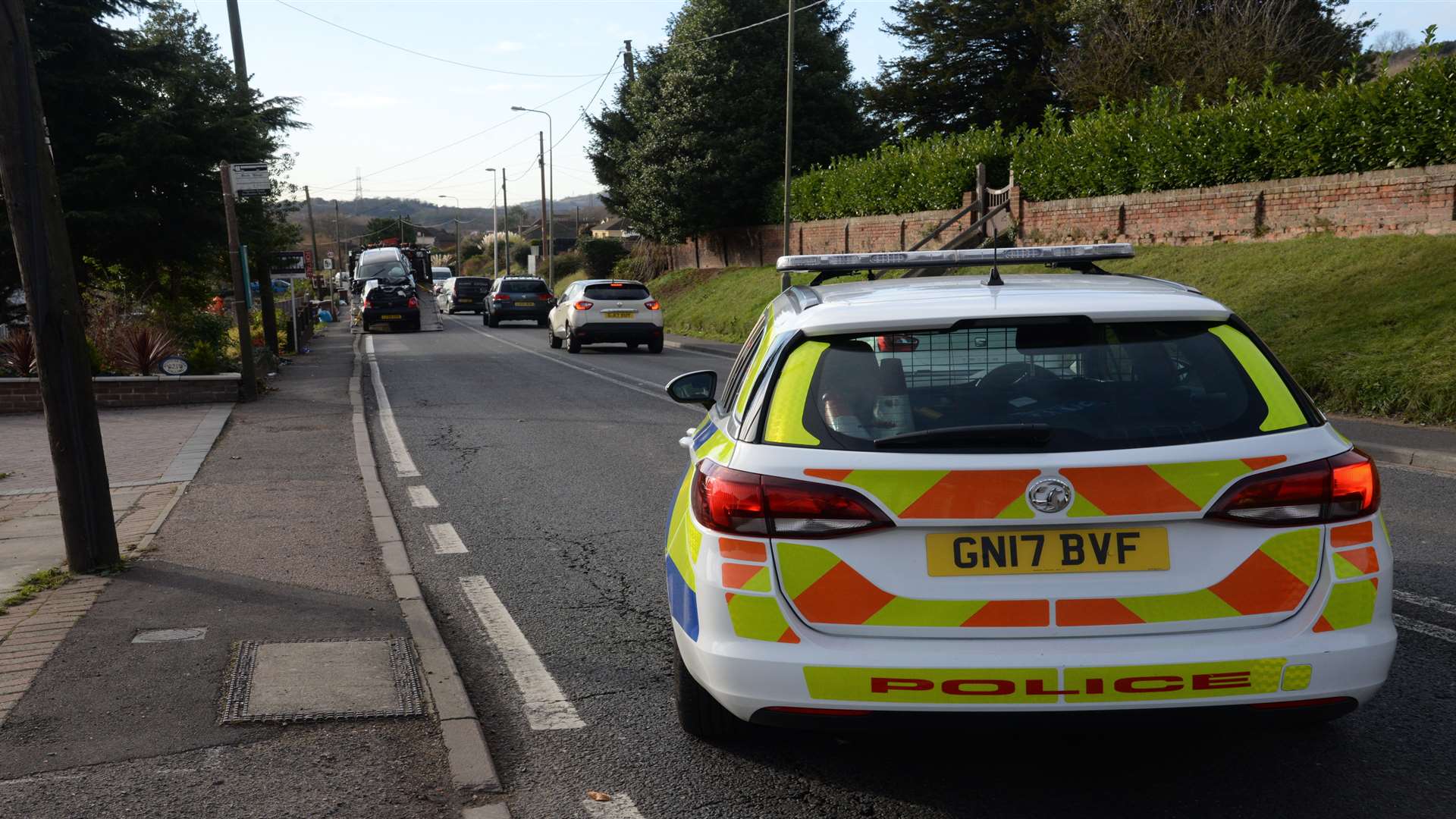 The crash happened on the A228.