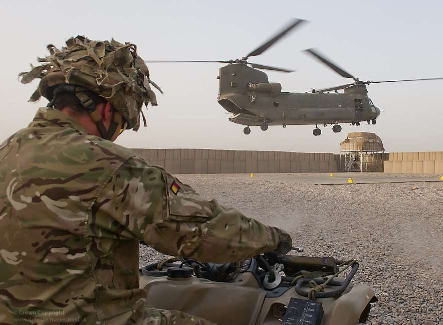 A soldier in Afghanistan. Library image.