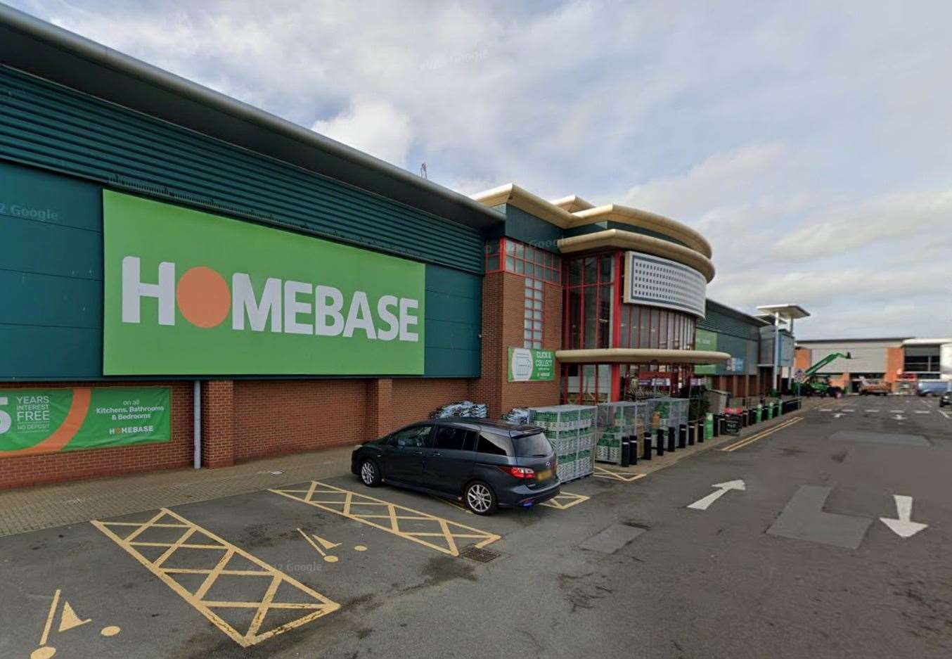 Six Kent Homebase stores, including Broadstairs, have gone on the market. Picture: Google