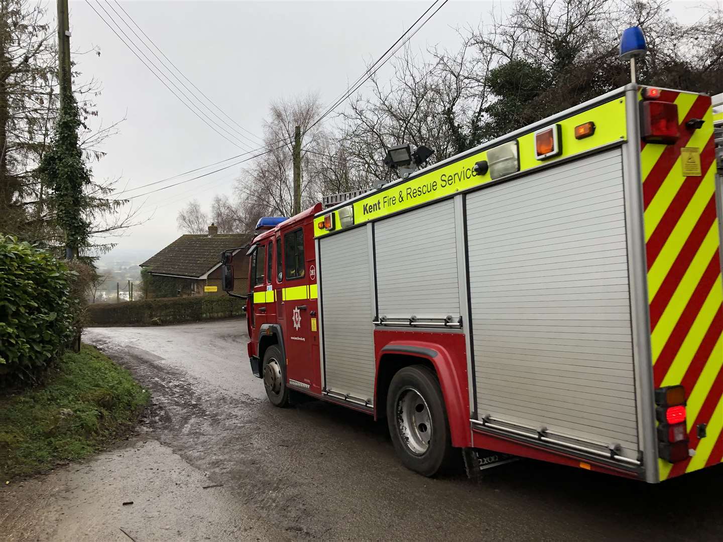 Three fire tenders were called to the scene. Stock pic