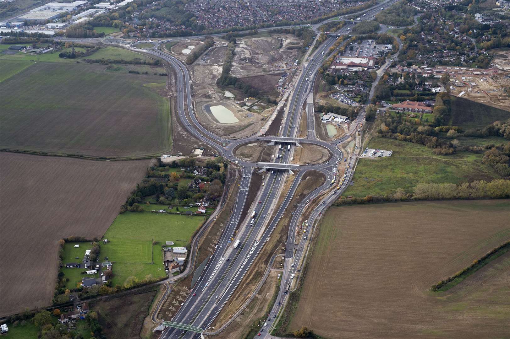 Work on the junction will pause over Christmas. Picture: Ady Kerry