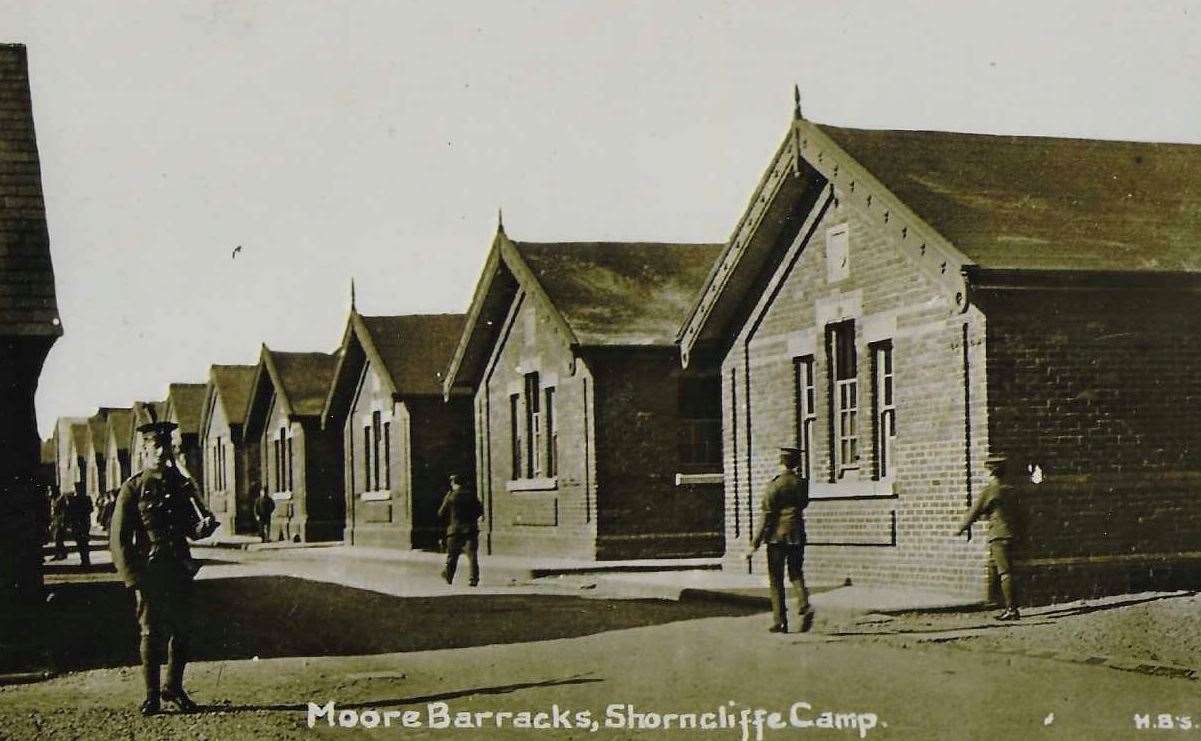 Thousands of soldiers marched along the Road of Remembrance from Shorncliffe Barracks to the harbour, to reach the Western Front