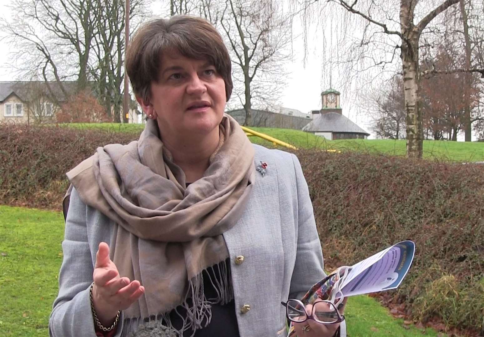 First Minister Arlene Foster said Sinn Fein figures had decided they were above the law (David Young/PA)