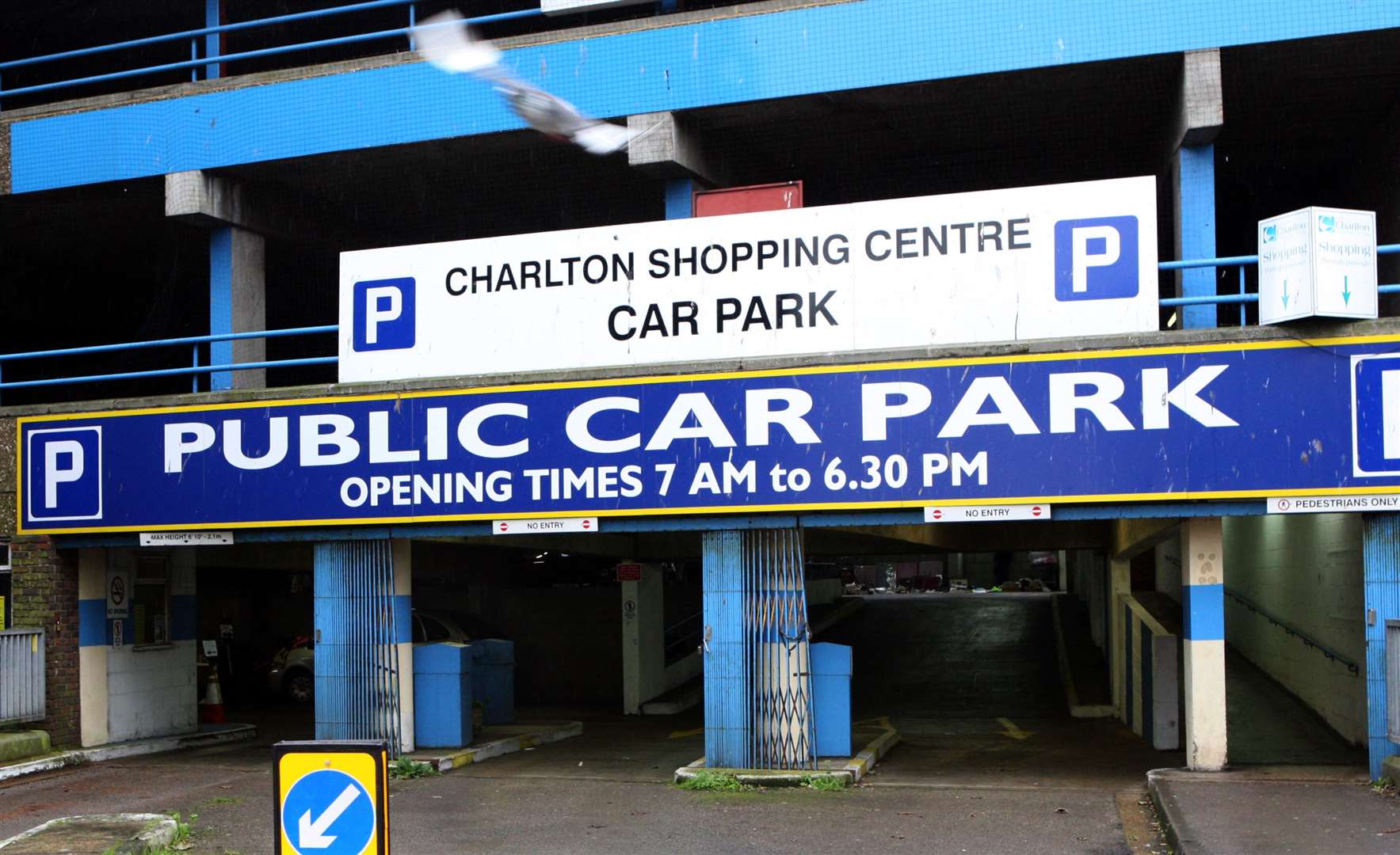 The Charlton centre car park. Library image