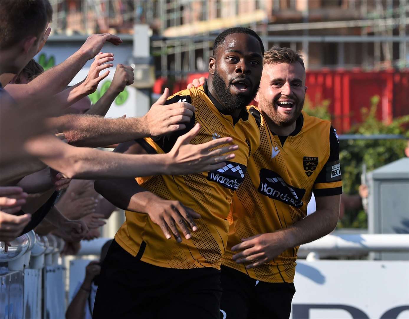 James Alabi's late goal gave Maidstone victory over Torquay. Picture: Steve Terrell