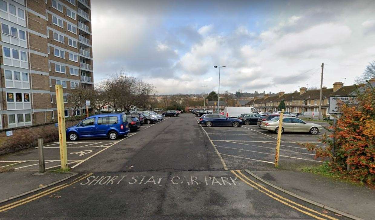 Police were called to a disturbance at Mote Road Car Park in Maidstone. Picture: Google Street View
