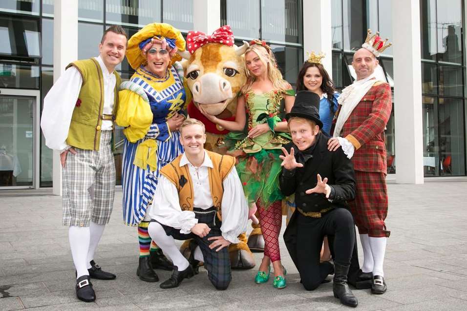 The cast of Jack and the Beanstalk