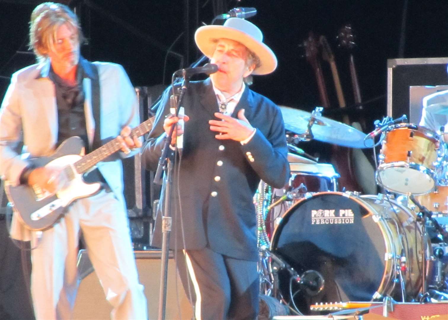 Bob Dylan at the Hop Farm Festival Picture: Chris Price