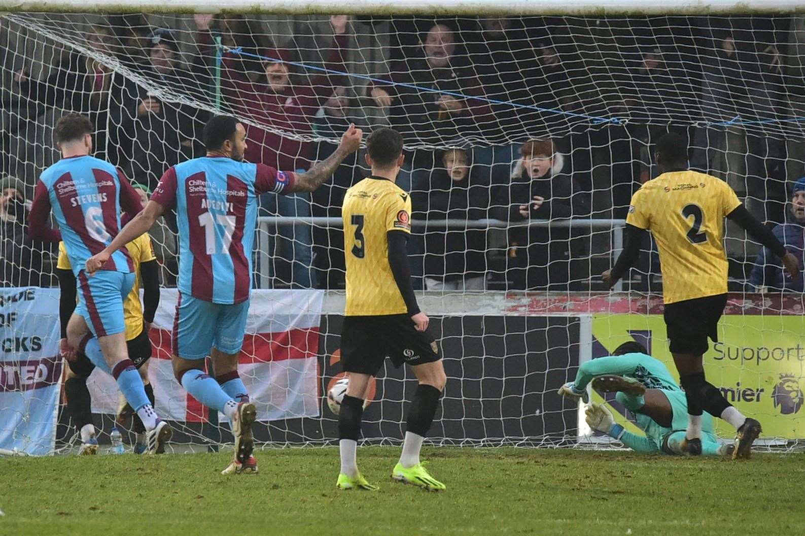 Chesham double their lead against Maidstone on Saturday. Picture: Steve Terrell