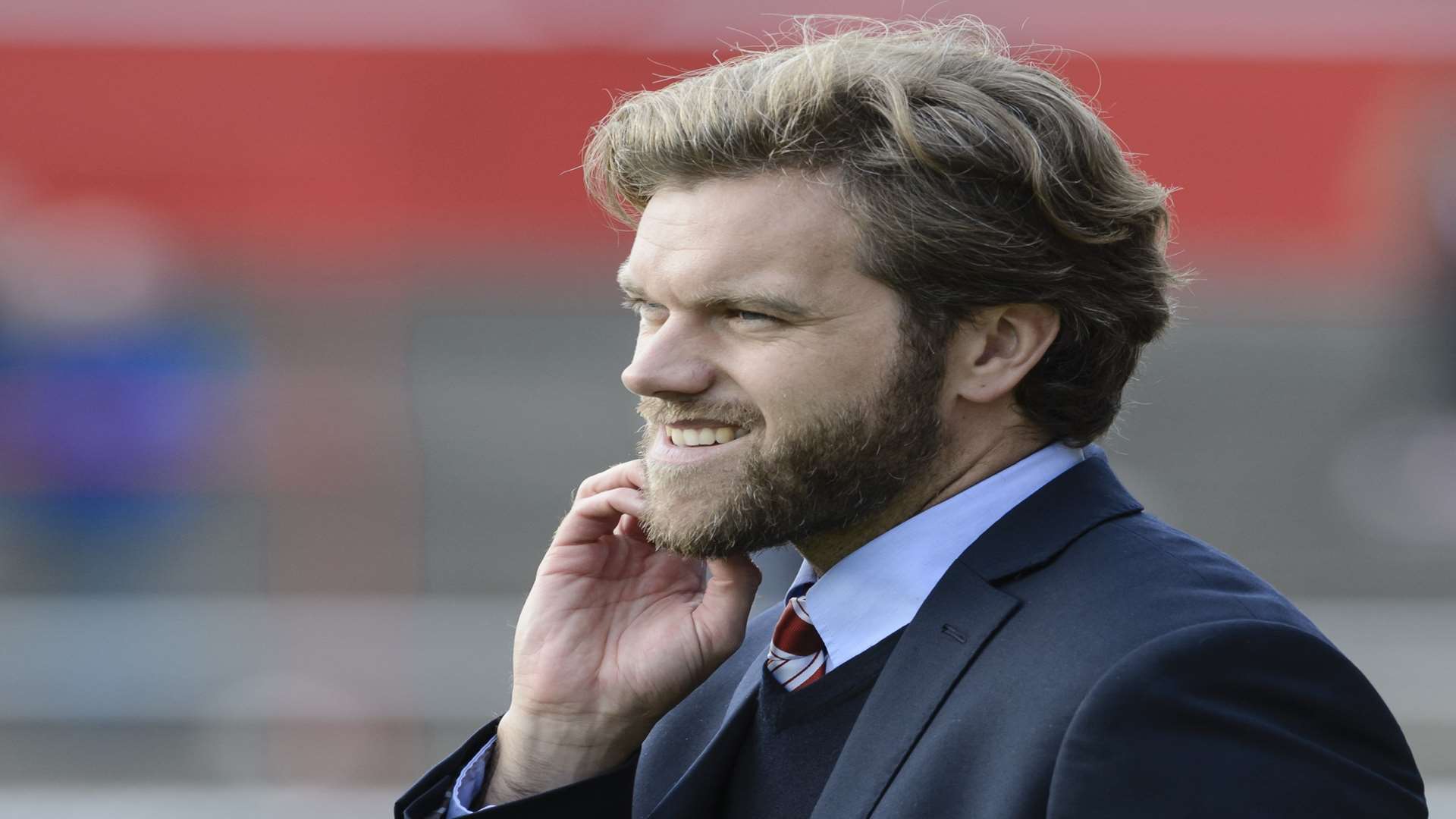 Ebbsfleet manager Daryl McMahon Picture: Andy Payton