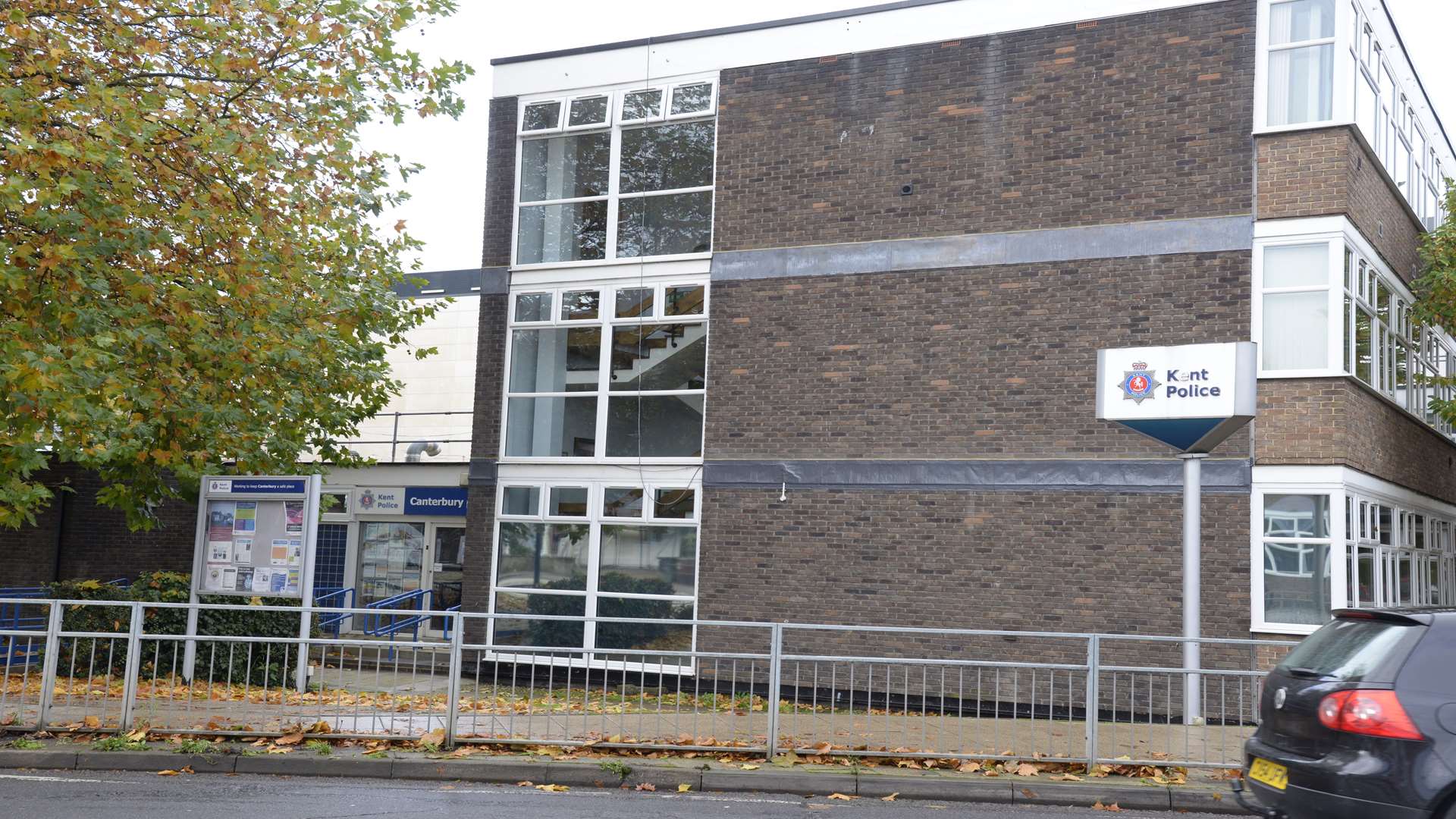 Canterbury police =station in Old Dover Road