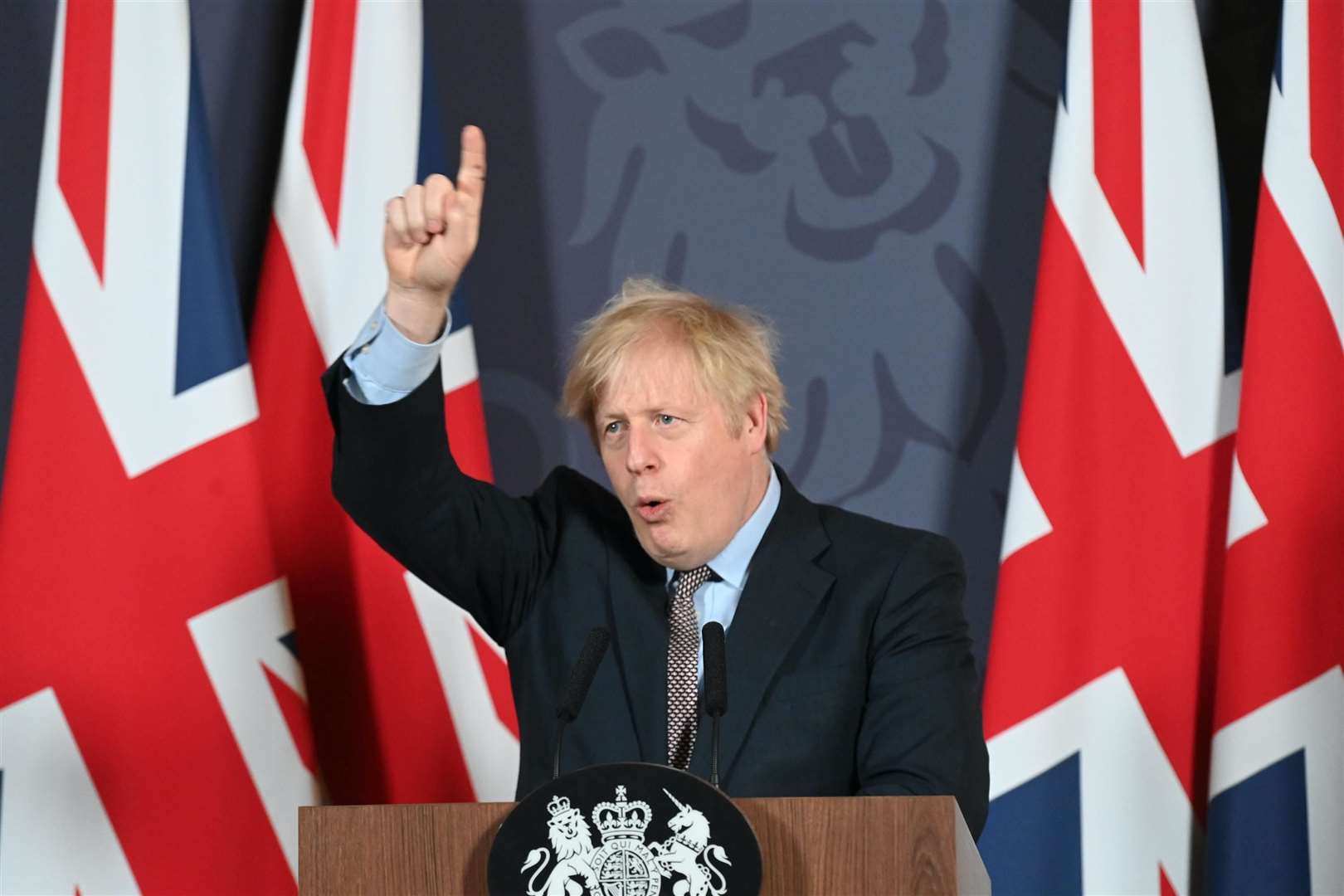 Prime Minister Boris Johnson said schools are safe this morning. Picture: Paul Grover/Daily Telegraph/PA